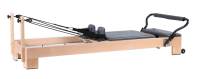 Gericon Massives Ahornholz Verstellbarer Multifunktions-Pilates-Studio-Reformer Umweltfreundlicher Langlebiger Rahmen Langlebige Federn 3-Jahres-Garantie
