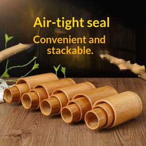 Terapi Vakum Hijama Pijat Cangkir Api Bambu Pengobatan Tradisional Tiongkok, Cocok untuk Berbagai Situasi - Product Image 1