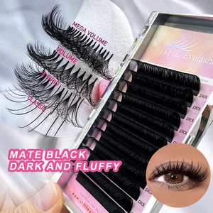 <span class=keywords><strong>Prix</strong></span> d'usine en gros Plateaux <span class=keywords><strong>de</strong></span> <span class=keywords><strong>cils</strong></span> Cashmere Easy Fan Russian Volume Ultra Black J B L D DD C CC Curl Extensions <span class=keywords><strong>de</strong></span> <span class=keywords><strong>cils</strong></span> - Product Image 2