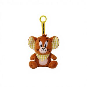 Llavero de Peluche con Forma de Ratón, Patito o Gato de la Serie de Dibujos Animados Xiao Mao, con Elementos a Cuadros, 10-11cm - Product Image 3