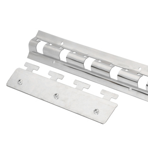 <span class=keywords><strong>Rail</strong></span> de cintre de matériel de kit de rideau en PVC renforcé antirouille de haute qualité pour le cintre <span class=keywords><strong>et</strong></span> l'agrafe d'acier inoxydable de rideau de bande - Product Image 4