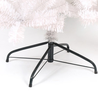 Sapin de Noël artificiel en cèdre blanc, PVC transparent/blanc, lumières incandescentes réalistes de haute qualité, utilisation intérieure/extérieure