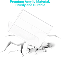 Support de prix en acrylique transparent pour table, présentoir pour restaurant, magasin, mariage, bureau, maison