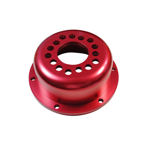 Moyeu en aluminium EN AW 6061 anodisé usiné CNC pour l'industrie des machines, haute précision, plusieurs finitions - Product Image 3