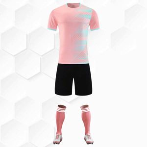 Trajes de Entrenamiento de Fútbol Personalizados OEM con MOQ Bajo, Trajes Deportivos Unisex para Entrenamiento, Traje de Fútbol al por Mayor de Manga Corta - Product Image 6