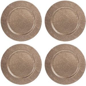 Laiton écologique fait à la main de style luxe pour assiette de chargeur Assiette alimentaire en métal de haute qualité en belle couleur - Product Image 1