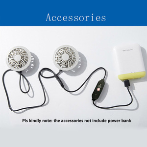 Veste de ventilateur de refroidissement climatisée d'été Ventilateur de refroidissement USB Protection UV Vêtements de travail d'extérieur à haute température - Product Image 3