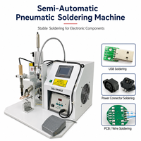 Máquina de Soldadura Neumática Semiautomática SQ-XRS02 con Control Táctil PLC 205H de Alto Rendimiento y Calentamiento Rápido de Cerámica para PCB