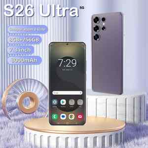 Smartphone S26 Ultra 8GB + 256GB déverrouillé double carte 7.3 pouces écran téléphones mobiles prix d'usine Utile très <span class=keywords><strong>bon</strong></span> marché - Product Image 3