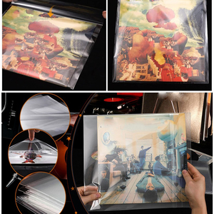 Nueva llegada: Funda exterior transparente de vinilo OPP de 12 pulgadas, autosellable, antiestática, para almacenamiento de discos LP en el hogar. - Product Image 5