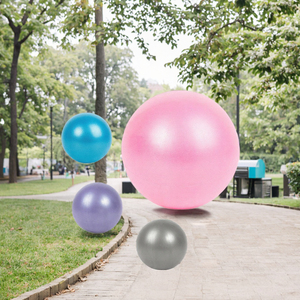 46cm PVC Inflatable <b>Yoga</b> <b>Ball</b> with Pump Non-Slip Surface for Adult Home Gym Workouts Balance Training Core Strength <b>Yoga</b> Pilates - Product Image 3
