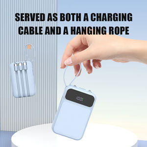 พาวเวอร์แบงค์แบบถอดได้10000มิลลิแอมป์ต่อชั่วโมง WST สายชาร์จเร็ว20วัตต์มีจอแสดงผล LED แบบพกพาสำหรับชาร์จแบตสำรองโทรศัพท์ - Product Image 2