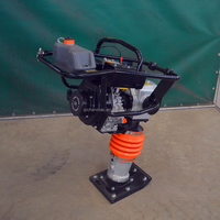 Compacteur de machine de bourrage de terre de marche derrière de terre d'essence diesel électrique