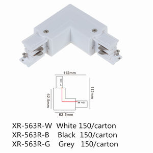 Rail de spot LED en aluminium moderne, connecteur en L, direction droite, pour usage professionnel, 220V, haute efficacité - Product Image 2