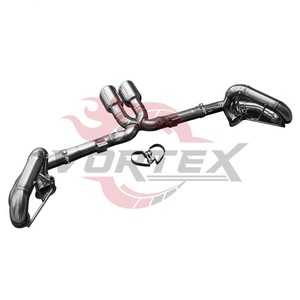 Vortex Racing Stainless Straight Through <b>Exhaust</b> For Porsche 991 GT3 4.0 Flat Six Track Sound Tuning Parts - Product Image 3