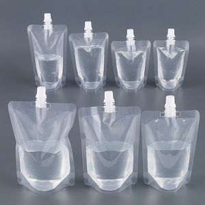 Sacchetto per Imballaggio di Succo e Olio in Plastica 30ml 100ml 250ml 500ml, Bustina Stand-Up da 10ml con Beccuccio in Plastica per Confezionamento di Liquidi - Product Image 1