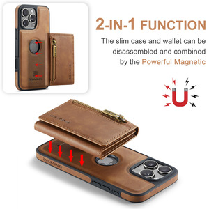 Funda para <span class=keywords><strong>iPhone</strong></span> 18 Pro Max con Soporte Magnético para Tarjetas, Carga Inalámbrica, Cuero Sintético, Compatible con 17 Air, 16 Plus, 15, 14, 13, <span class=keywords><strong>12</strong></span> - Product Image 3