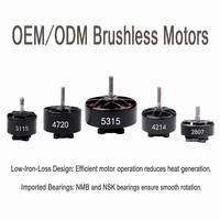 Moteur sans balais haute vitesse de qualité supérieure 4214 380kv pour accessoires d'avions professionnels