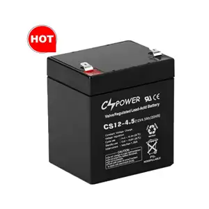 CSPower 6V 4.5Ah小容量可充电密封铅酸Agm电池CS6-4.5