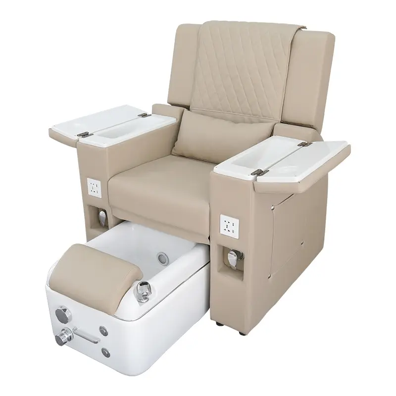 Luxury Modern Electric Zero Gravity Massage Foot Spa Manicure Chair Pedicure Chair Of Nail With Led Lighting