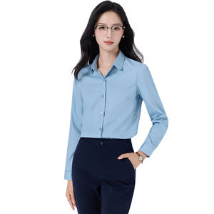 秋冬ホテルマネージャーシャツ長袖フロントデスク受付係作業服プロフェッショナルユニフォーム寒い季節用 - Product Image 1