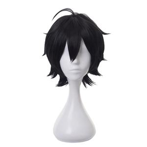 Perruque courte noire de 30 cm en gros, cosplay <span class=keywords><strong>Horimiya</strong></span>, anime Miyamura Izumi, perruque synthétique, costume de cosplay, perruques de cheveux - Product Image 3