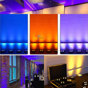 <span class=keywords><strong>4</strong></span> * 18w 5000mah סוללה מיני הוביל פנסים <span class=keywords><strong>wifi</strong></span> אלחוטי <span class=keywords><strong>dmx</strong></span> בקרת שלב אור - Product Image 4