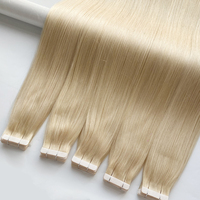 Extensions de cheveux naturels Remy à bandes adhésives en gros, double épaisseur, invisibles, effet peau
