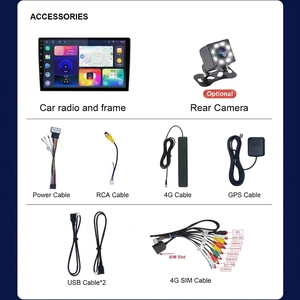 <span class=keywords><strong>Autoradio</strong></span> Android Auto stéréo 10,26 pouces, CarPlay sans fil, caméra embarquée, système audio DVD, lecteur MP5 pour voiture - Product Image 6