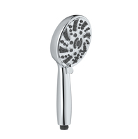 Pommeau de douche spa 6 fonctions en plastique ABS chromé avec massage à haute pression poli mitigeur robinets électriques pour appartements