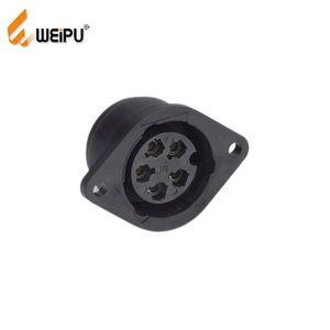 Connecteurs de câble circulaires à <span class=keywords><strong>3</strong></span> <span class=keywords><strong>pôles</strong></span> mâle-femelle en nylon imperméable PA66, connecteurs circulaires à souder - Product Image 5