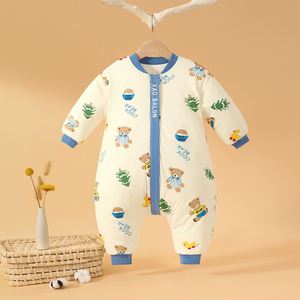 Gigoteuses pour bébé douces, chaudes et confortables, en coton pur pour l'hiver, combinaison pour nourrissons et tout-petits - Product Image 6