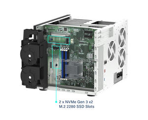 Qnap Ts-1655 ระบบจัดเก็บข้อมูลบนคลาวด์ประสิทธิภาพสูง โปรเซสเซอร์ Octa Core หน่วยความจำ 8G เซิร์ฟเวอร์เครือข่าย Nas 16 พอร์ต ประสิทธิภาพสูง Qnap Ts-1655 Cl - Product Image 2