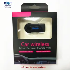 Customized Plastic Car-Mounted 350 <strong>Audio</strong> for Receiver with 3.5mm Charging Microphone Dual-Purpose Wireless <strong>Audio</strong> Receiver Module - Product Image 4