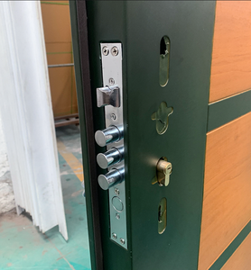 TECHTOP - Juego <span class=keywords><strong>de</strong></span> Puerta <span class=keywords><strong>de</strong></span> Seguridad Antirrobo <span class=keywords><strong>de</strong></span> Acero Inoxidable <span class=keywords><strong>de</strong></span> Diseño Moderno con Marco y Cerradura para Uso Comercial - Garantía <span class=keywords><strong>de</strong></span> 3 Años - Product Image 4