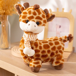 Juguetes de Peluche de Animales del Bosque, Muñecos de Jirafa de Tela Suave, Algodón PP, Lindos Peluches de Jirafa, Regalos de Cumpleaños <span class=keywords><strong>para</strong></span> Niños - Product Image 5