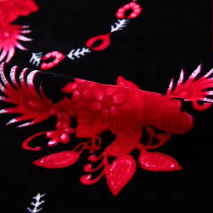 Floral Printed Polyester Korea Micro Velour Velvet 5000 Fabric Properties for <strong>Garmant</strong> - Product Image 4