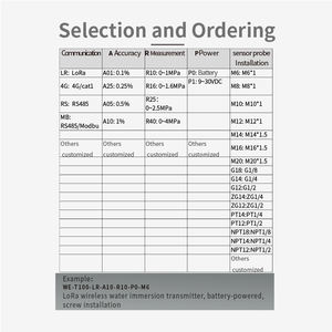 Sensor de presión de agua serie transmisor de presión de alta calidad al por mayor sensor de interfaz Hussman - Product Image 6