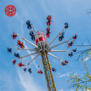 Manège de parc d'attractions Thrill Amusement : Twister Tower Disco UFO, tour de levage, soucoupe volante interstellaire - Product Image 3