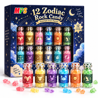 Vente en gros Douze Constellations d'étoiles créatives Bonbons de roche Glucose aromatisé fruité Collation ou cadeau de loisirs