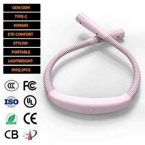EGH แบบพกพา USB ชาร์จไฟได้ LED โคมไฟอ่านหนังสือแบบคล้องคอ ไฟหรี่แสงได้ แคมป์ปิ้ง ไฟสำหรับกิจกรรมกลางแจ้ง ตกปลา เดินป่า ปีนเขา ทัวร์ปีนหน้าผา - Product Image 1