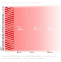 Panneau de luminothérapie LED rouge pour le soin de la peau du visage à domicile, OEM/ODM, avec prise US 110/220V, garantie 1 an