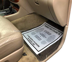 Tapis de sol de voiture jetables en papier imprimés <span class=keywords><strong>sur</strong></span> <span class=keywords><strong>mesure</strong></span>, 80 g/m², blanc, 380 x 500 mm - Product Image 3