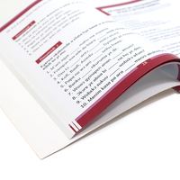 Service d'impression Livre éducatif scolaire à couverture souple Reliure parfaite Papier offset Prix raisonnable Livre Film d'impression Stratification