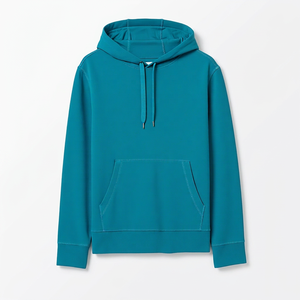 Sweat-shirt à capuche uni pour homme Aussie Edge, manches longues, style décontracté automne, 100% coton tricoté, coupe classique, avec poche - Product Image 4