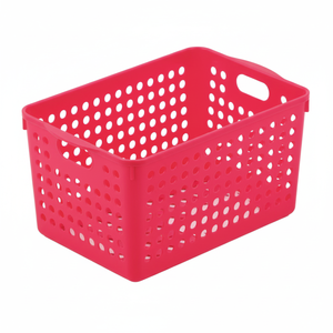 Cesto portaoggetti profondo rosso Inomata - Product Image 1