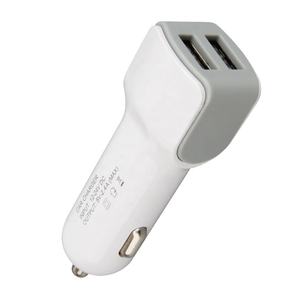 Mini <span class=keywords><strong>chargeur</strong></span> de voiture Portable 5V 2,4 a, double USB pour iPhone Xiaomi Samsung, <span class=keywords><strong>chargeur</strong></span> de téléphone - Product Image 1