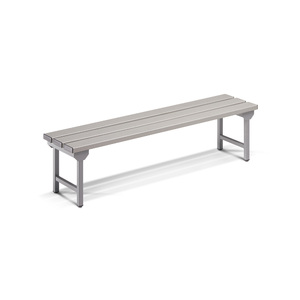 Banco Individual Fami de 1495 mm de Largo, Color Gris Oscuro Ral7000, Mobiliario de Laboratorio - Product Image 1