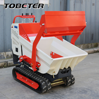 Mini-dumper sur chenilles hydraulique 500 kg 200 dm³ CE Euro 5 pour ferme, jardin, entrepôt et construction