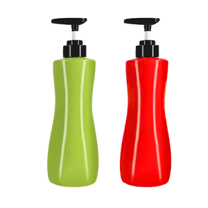 Customized Pet Plastic Shampoo <b>Bottle</b> 500ml Body Lotion <b>Dispensing</b> <b>Bottle</b> Hotel Use - Product Image 1